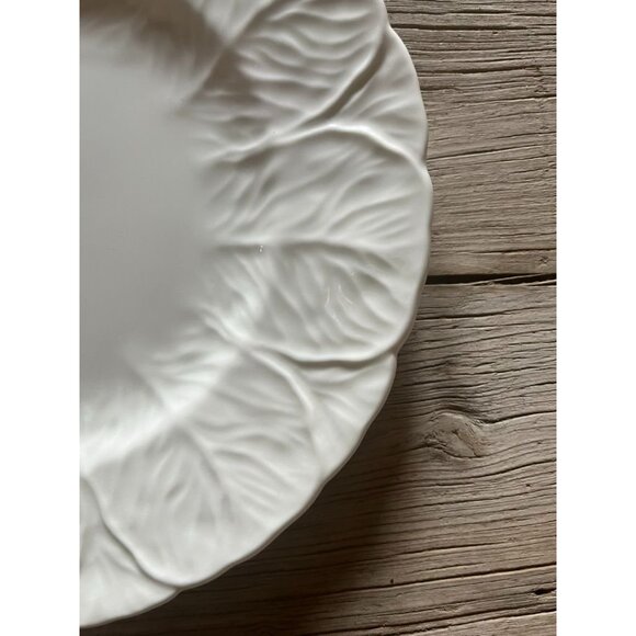 Coalport Countryware White Leaf Embossed Salad Plate Set Of 3 England - Picture 2 of 4
